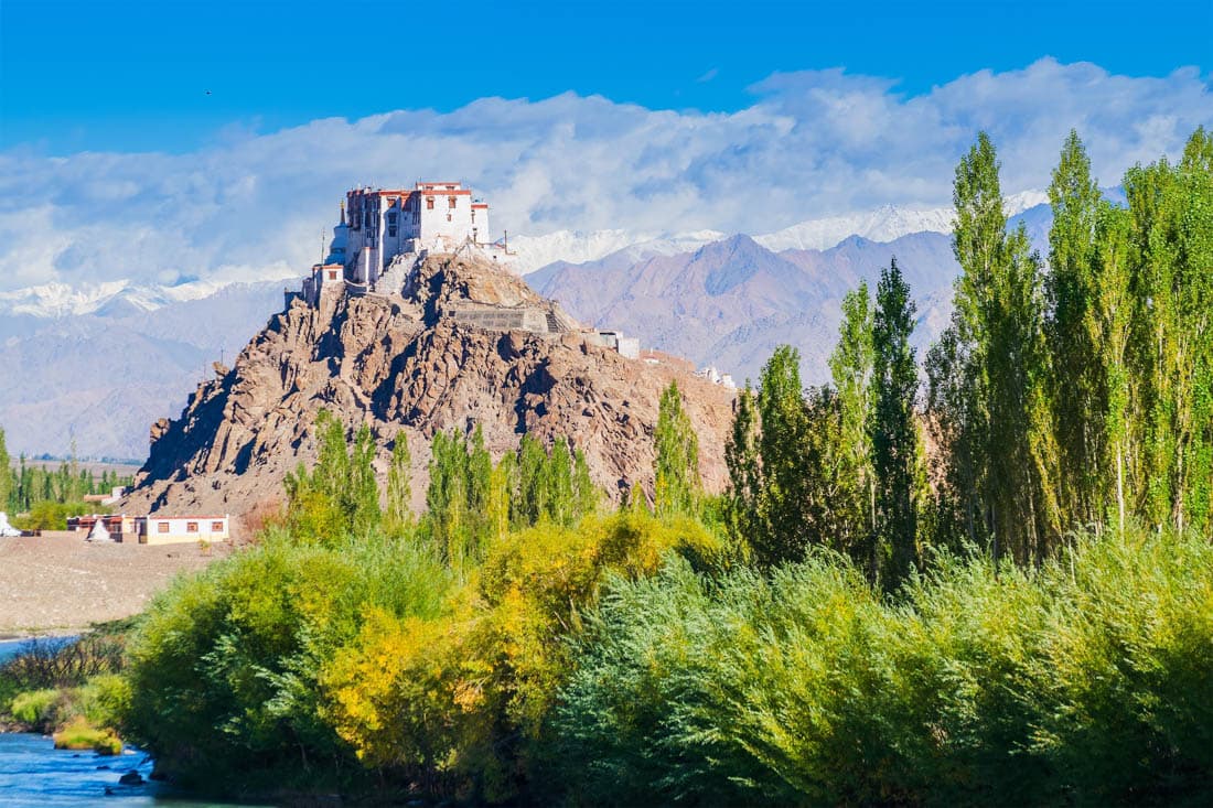 Le monastère de Stakna au Ladakh, Inde