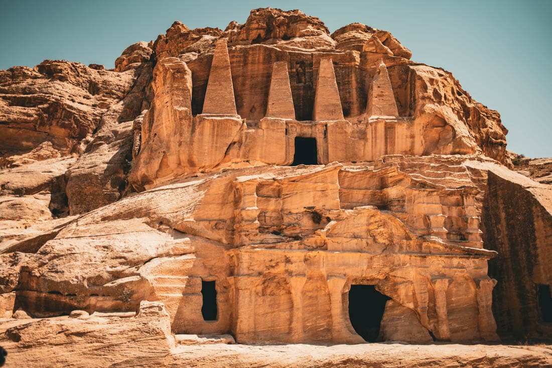 Les ruines de Pétra, Jordanie