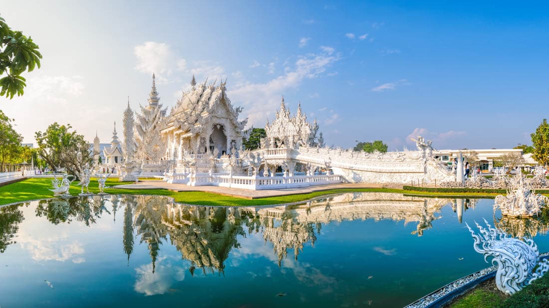 Temple blanc de Chiang Rai, nord de la Thaïlande